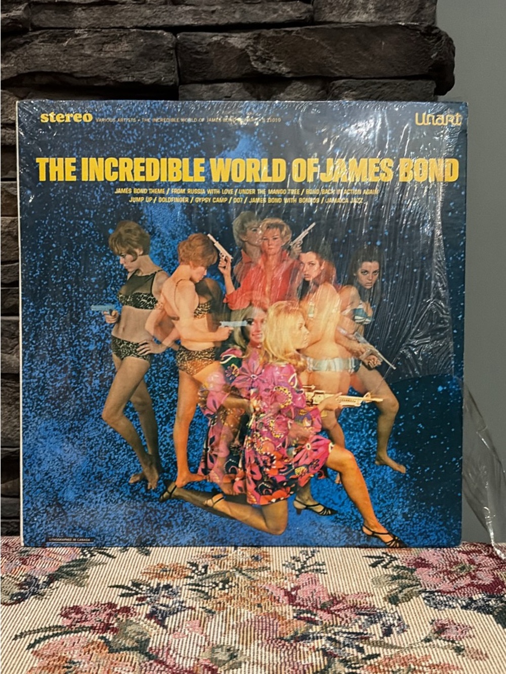 The Incredible World of James Bond Unart Stereo LP
